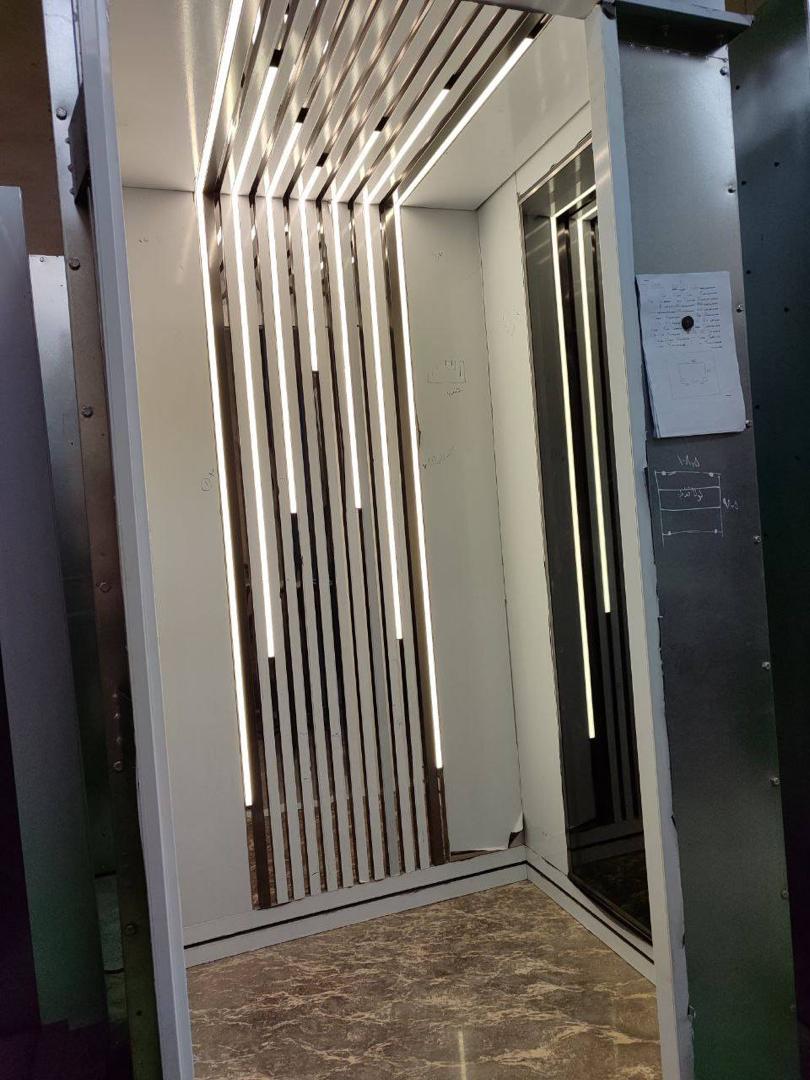 طراحی و تولید کابین آسانسور آوید در رشت